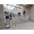 Retractable Folding Gate Factory Direct Sales Automatic Stainless Steel Luxury Retractable Folding Gate for Courtyard